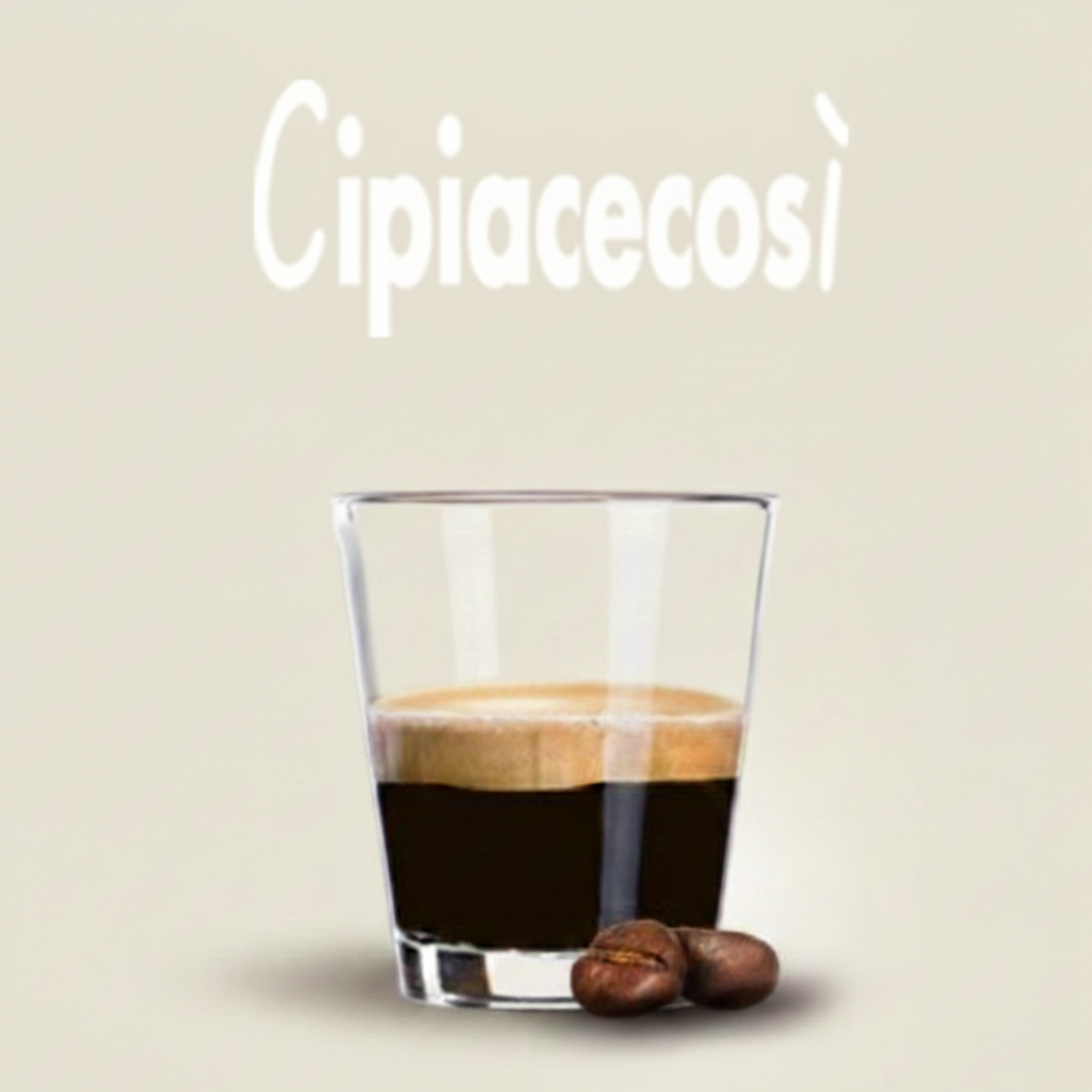 Square Capsule Espresso Coffee Cipiacecosi with 100 capsules - Caffe D'Italia
