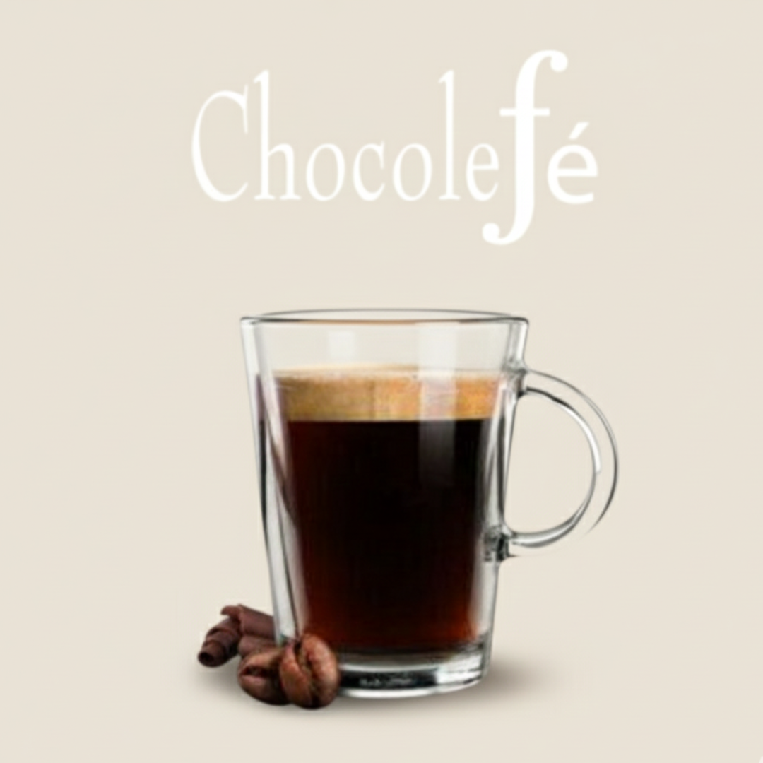Square Capsule Chocolefe - coffee & choco with 50 capsules - Caffe D'Italia
