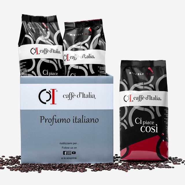 Caffè D’Italia Cipiacecosi Coffee Beans – 6kg Box | Arabica & Robusta Blend