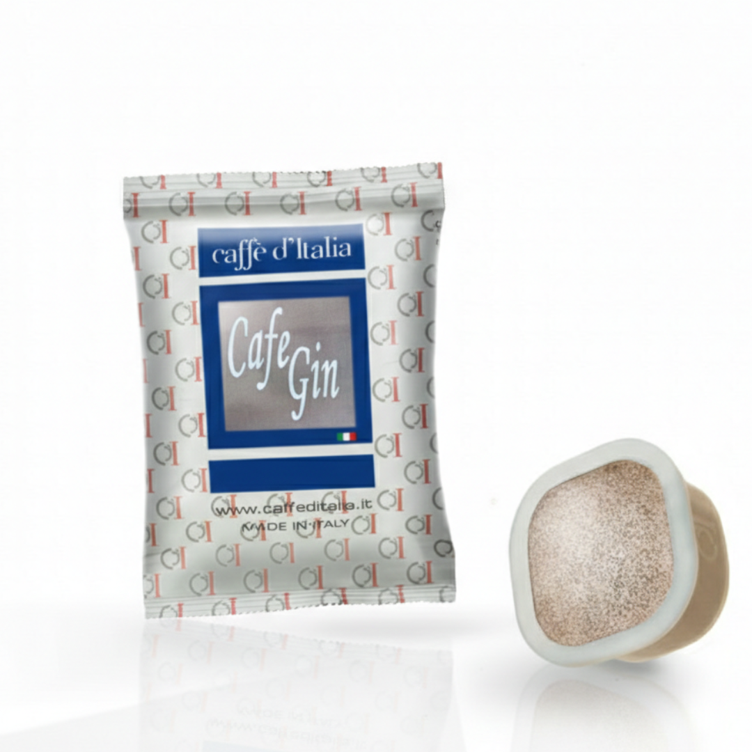 Square Capsule CoffeeGin with 50 capsules - Caffe D'Italia