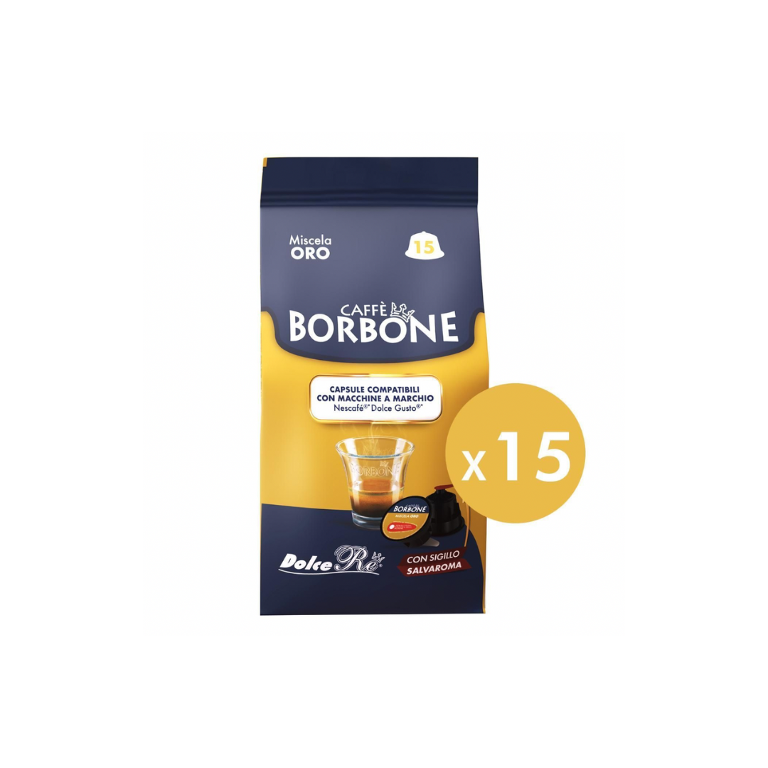 Capsule Caffe Borbone Oro compatible Dolce Gusto®* Bag with 15 Capsules