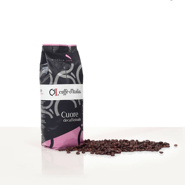 Coffee Beans Cuore Decaf Caffe D'Italia Bag 500Gr