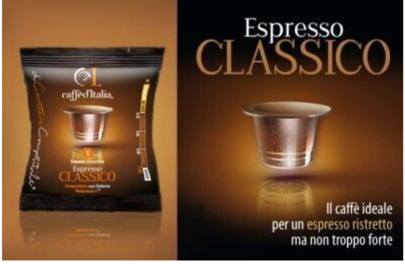 Capsules Espresso coffee compatible Nespresso Classic with 30 capsules