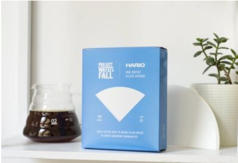 Hario X Project Waterfall V60 Coffee Filter Papers Size 02 (100 pack)