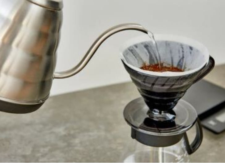 Hario V60 Coffee Dripper Set Transparent Black (Size 02)
