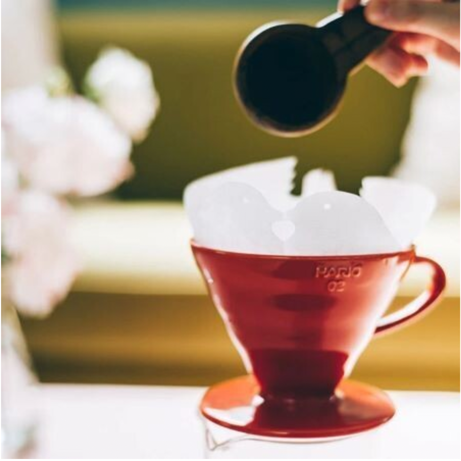 Hario V60 Ceramic Coffee Dripper Red 02
