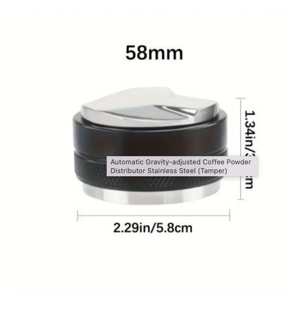 Automatic Gravity-adjusted Coffee Powder Distributor Stainless Steel (Tamper)