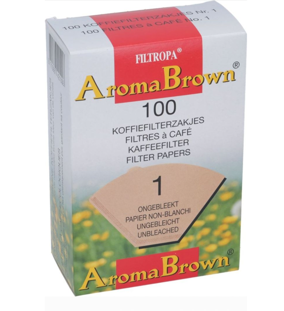 Aroma Brown paper filter Filtropa number 1