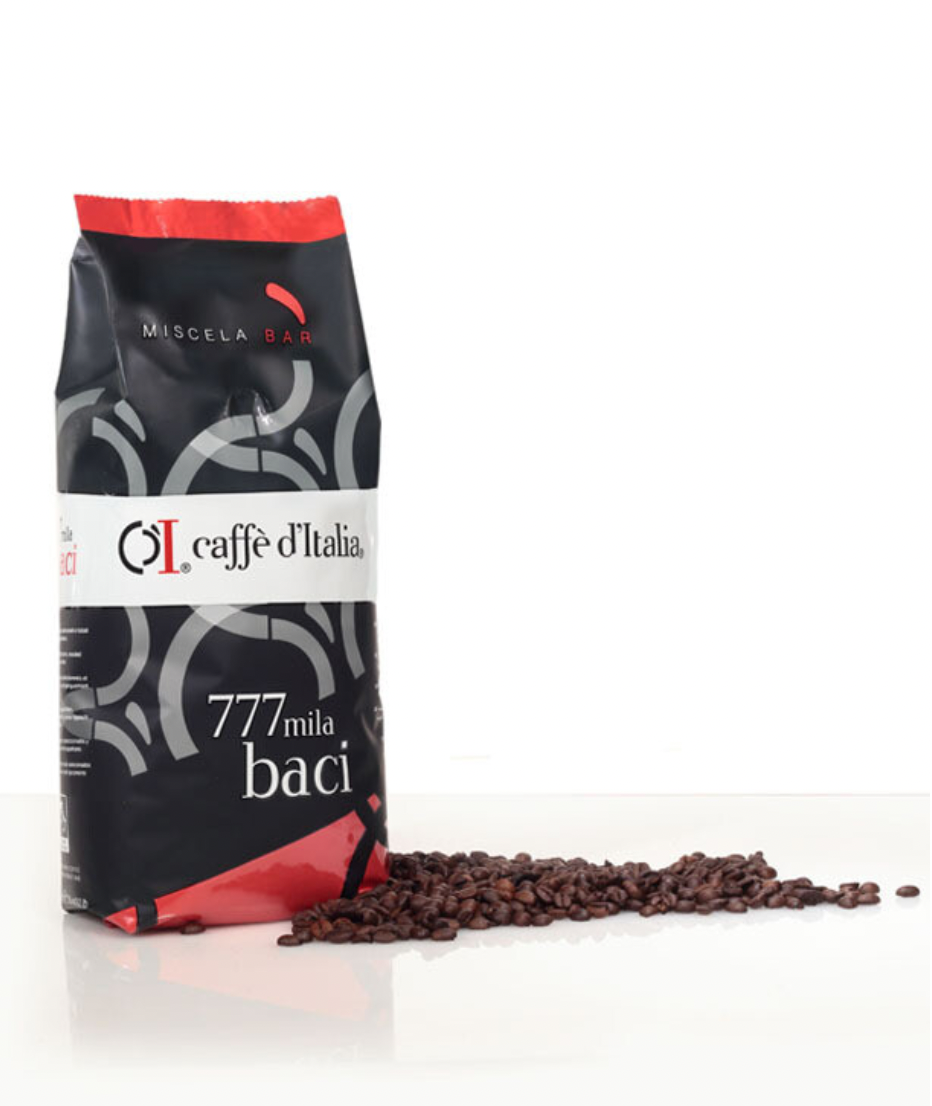 Coffee Beans Caffe D'Italia 777 Mila Baci caffè d'Italia