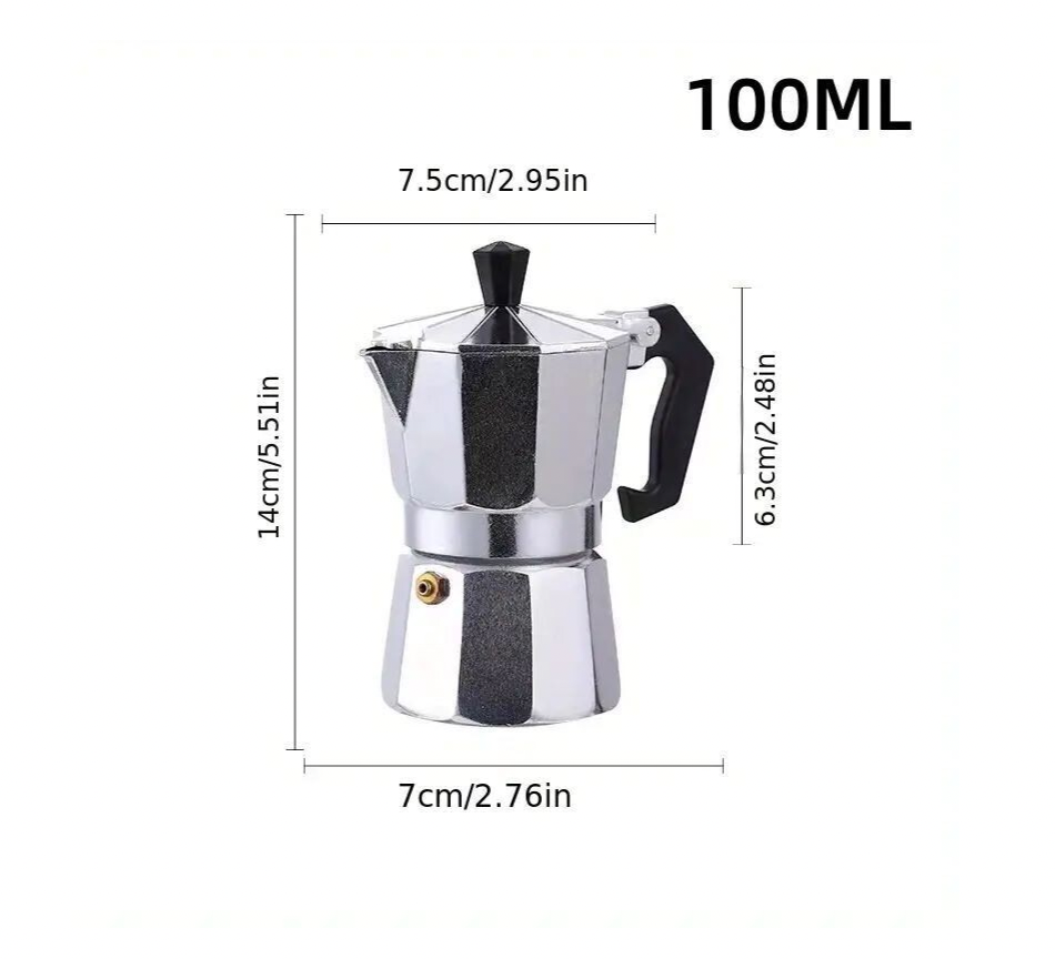 PEZZETTI ITALEXPRESS ALUMINIUM MOKA POT - ITALY