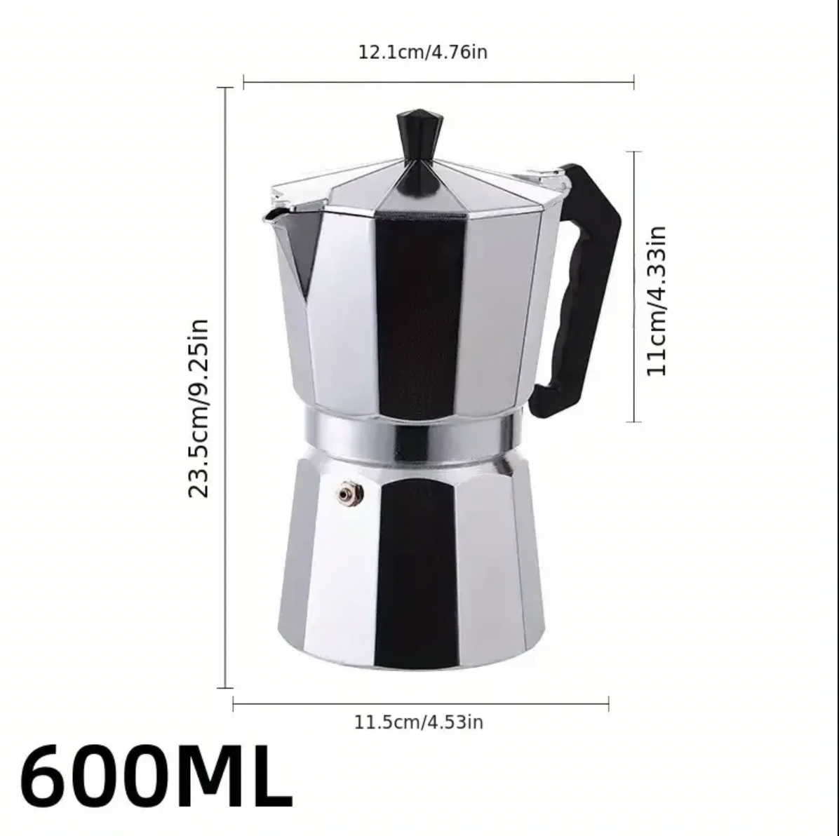 PEZZETTI ITALEXPRESS ALUMINIUM MOKA POT - ITALY