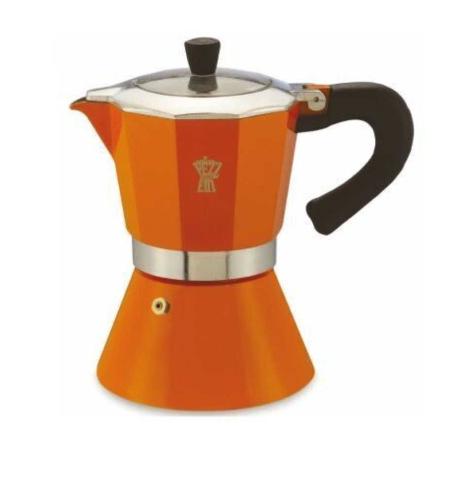 PEZZETTI ITALEXPRESS ALUMINIUM COLOR MOKA POT - ITALY