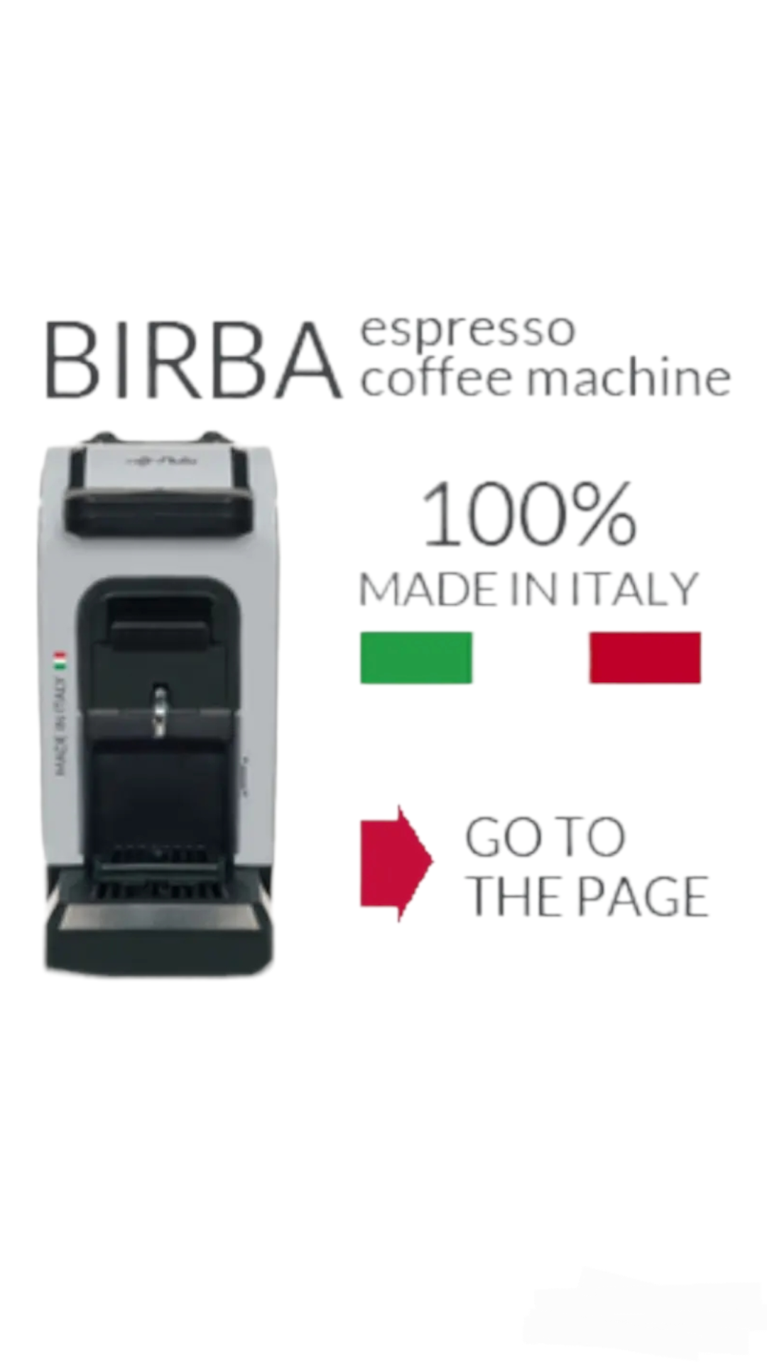 Coffee Machine Birba Capsules Caffè D'Italia