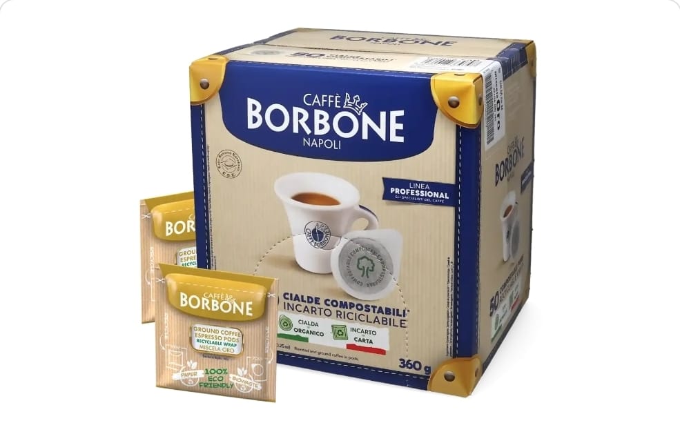 Gold Blend ESE Paper Pods 44 mm| 50 Pack| Caffè Borbone