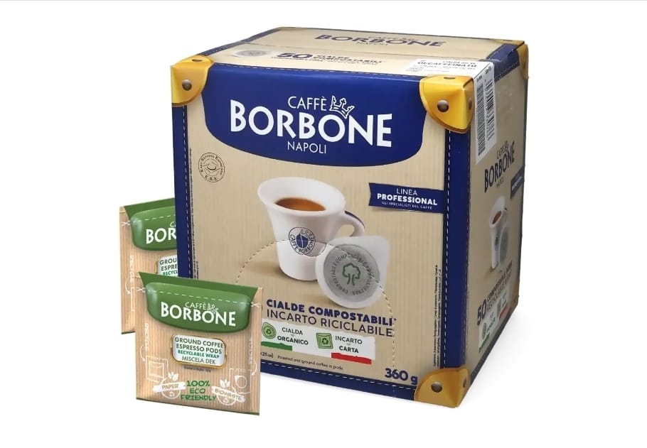 Decaf Blend ESE Paper Pods 44 mm|50 Pack| Caffè Borbone
