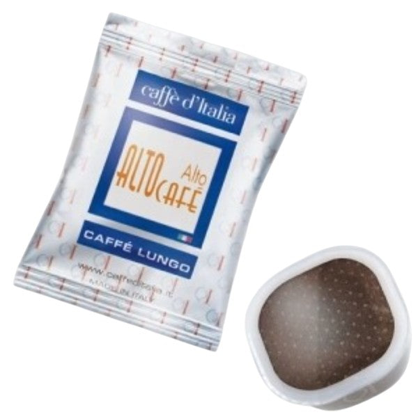 Embalagem e cápsula quadrada de café Caffe D'Italia UK - CoffeHome para espresso longo
