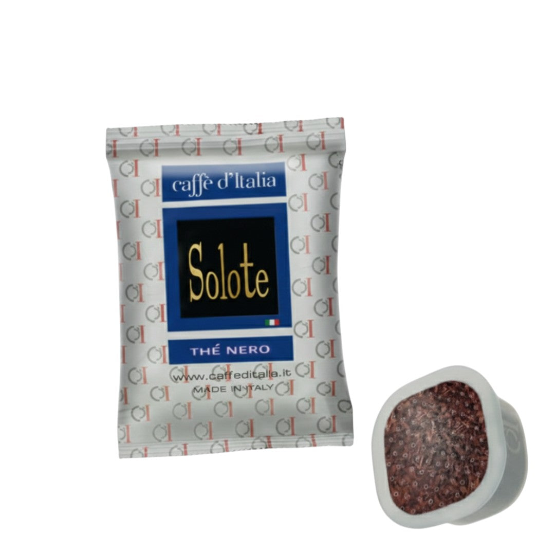 Caffe D'Italia UK - CoffeHome cápsula de chá preto orgânico com embalagem individual e selo bio