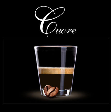 Coffee Beans Cuore Decaf Caffe D'Italia Bag 500Gr