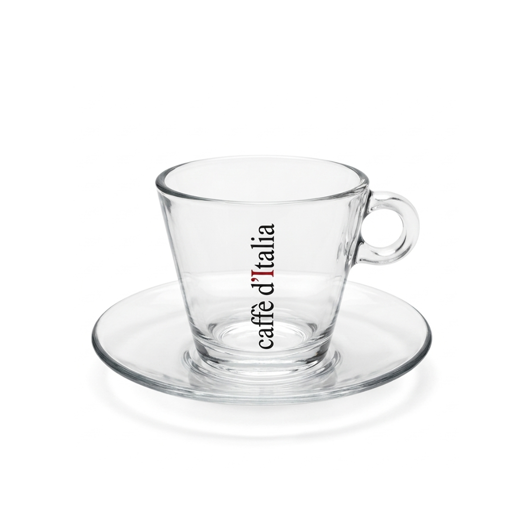 Coffee Cup & Saucer Glass 80Ml