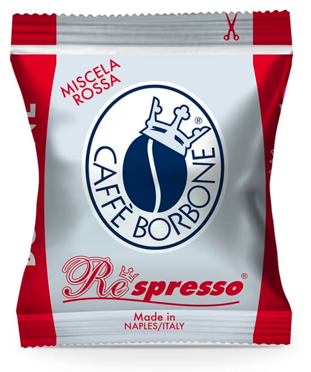 Caffè Borbone Rossa Capsules | Nespresso Compatible | 50 Pack