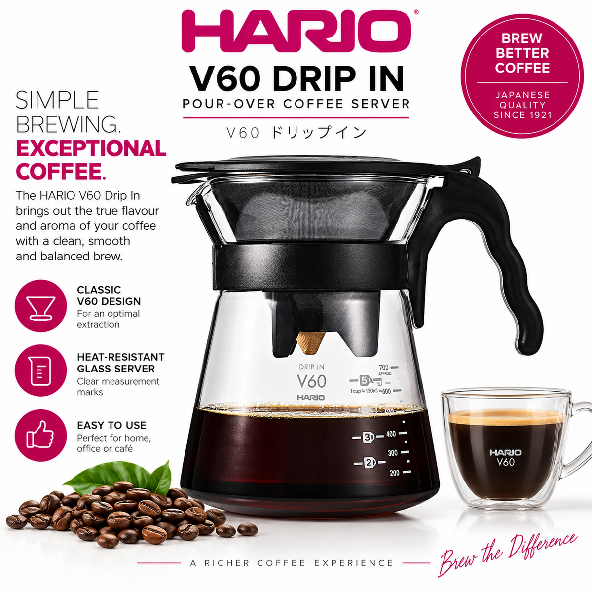 HARIO V60 Drip In