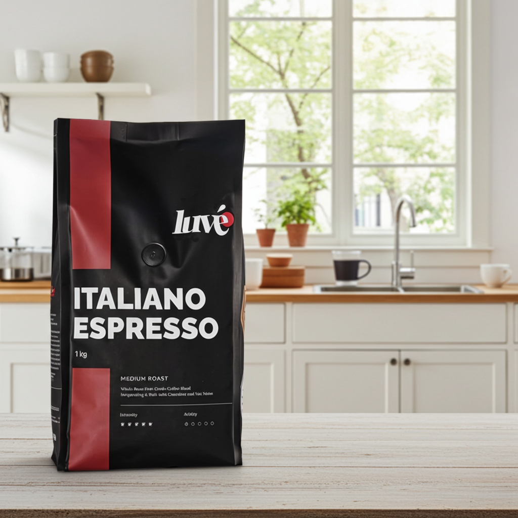 Espresso Italiano Coffee Beans – Medium Roast Arabica Blend 1kg